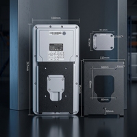 Módulo Escáner de Venas Palmares OEM/ODM, Panel de Control de Acceso Impermeable para Puertas con Reconocimiento Facial Biométrico y SDK