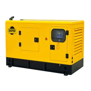 Generatore diesel di tipo silenzioso insonorizzato 480kw 600kva 1 fase 3