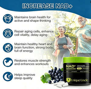 Lipozomal NAD+ Bitkisel Takviye Kapsülleri-60 Adet Enerji Yönetimi - Product Image 2