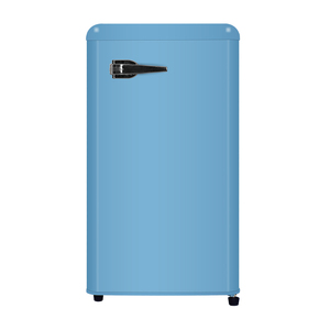 Style rétro BL-76 Home Hotel 76L Mini réfrigérateur compact à double porte avec frais et congélateur MINI réfrigérateur pour usage domestique - Product Image 5
