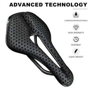 <span class=keywords><strong>Selle</strong></span> <span class=keywords><strong>de</strong></span> vélo <span class=keywords><strong>de</strong></span> route MTB <span class=keywords><strong>ultra</strong></span>-légère, imprimée en 3D, en fibre <span class=keywords><strong>de</strong></span> carbone, légère et respirante - Product Image 4