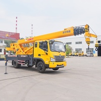 Grue télescopique hydraulique tout-terrain mobile de petite taille de 5 à 16 tonnes avec télécommande et boîte de vitesses haute performance