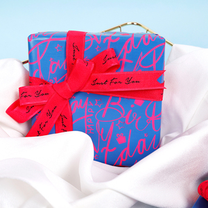 Factory Wholesale 80g <b>Christmas</b> Custom Luxury Gift Wrap Paper 43*300cm Wrapping Paper for Packaging - Product Image 2