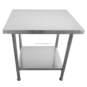 โต๊ะเตรียมอาหารสแตนเลสสำหรับร้านอาหาร - Product Image 1