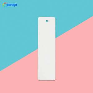 Marcapáginas de Aluminio Personalizado con Impresión por Sublimación, 152*38*1mm, Impresión a una Cara, Marcapáginas Blancos - Product Image 5