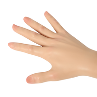 Guantes de Mano Femeninos Suaves, Mangas de Silicona con Textura de Piel Altamente Simulada, Prótesis para Cubrir Cicatrices en el Brazo para Travestis y Cosplay