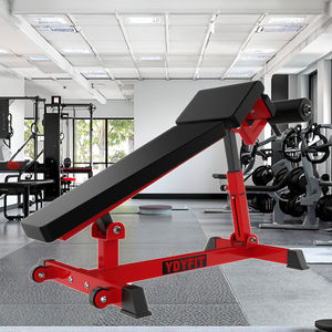 YDY FIT NM0062 <span class=keywords><strong>Banc</strong></span> <span class=keywords><strong>de</strong></span> <span class=keywords><strong>musculation</strong></span> inclinable réglable en acier inoxydable <span class=keywords><strong>pour</strong></span> usage commercial et domestique - Product Image 1