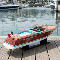 Modèle de bateau artisanal RIVA TRITONE X-LARGE, bateau en bois peint, cadeau d'affaires nautique européen, origine Vietnam, GIA NHIEN CO.LTD