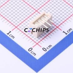HC-ZH1.5-4AW Wire-to-Board Pin Header Bent Lead Through Hole,P=1.5mm Connector 1x4P 1.5mm Right Angle Insert ZH - Product Image 2