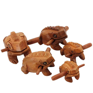 Houten Kikker Kwaken <span class=keywords><strong>Instrument</strong></span> Pad <span class=keywords><strong>Instrument</strong></span> Percussie <span class=keywords><strong>Instrument</strong></span> Gesneden Kikker Pad Ambachtelijke Ornamenten Lucky Kikker - Product Image 4