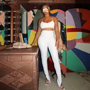 PU Da Cao Eo Xếp Chồng Lên Nhau Quần Mùa Thu Mùa Đông Phụ Nữ Thời Trang Thời Trang Thời Trang Thời Trang Thời Trang Quần Câu Lạc Bộ Quần Áo Mùa Thu Mùa Thu Mùa Thu Thời Trang dạo phố - Product Image 3