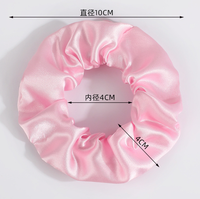 Bandeau tressé uni grande taille, haute élasticité, style européen et américain polyvalent, pour toutes les occasions, pour queue de cheval, pour femme