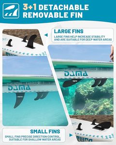 Tabla de Paddle Surf Inflable SUP Factory 11'*34" para Deportes Acuáticos, Surf y Recreación al Aire Libre DM22/3 Falimy - Product Image 5