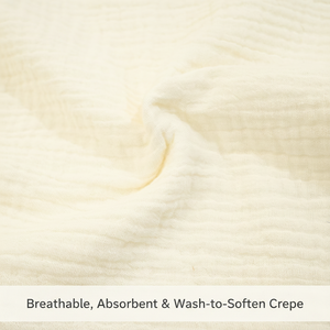 Serviette de toilette bébé en gaze de coton, forme lapin, en crêpe de coton-soie, apaisante pour le sommeil, pour essuyer la salive et comme couverture - Product Image 4