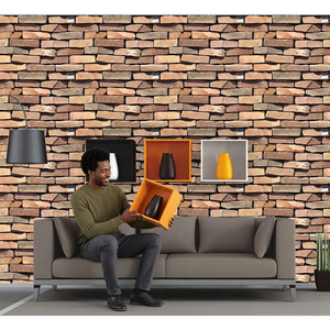 Azulejos de Pared de Cerámica con Acabado Brillante 3D Vistaar de 300x450 mm, Diseño Japonés, Aspecto de Ladrillo de Piedra, Resistentes al Desgaste, Antideslizantes, para Uso en Interiores - Product Image 6