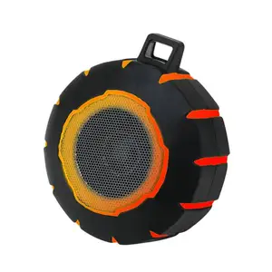 Mini chaveiro esportivo sem fio com led, proteção à prova d'água ipx6/7 para áreas externas