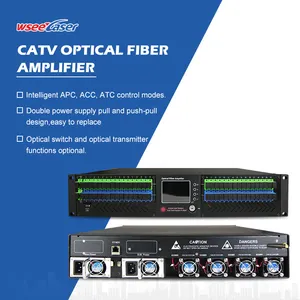 EYDFA a fibra ottica del porto EDFA WDM di 1550nm 4/8/16/32/64 con la pompa del Laser della fibra JDSU dell'amplificatore di WDM Catv 1550nm