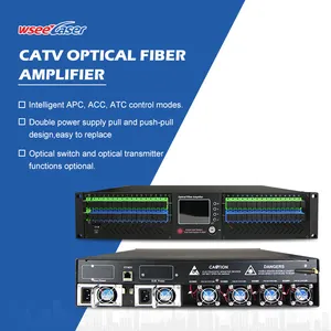 Optical Amplifier Edfa 1550nm 1550nm 4/8/16/32/64 Port EDFA WDM Fiber Optic EYDFA With WDM Amplifier Catv 1550nm Fiber JDSU Laser Pump