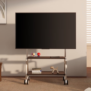 Supporto <span class=keywords><strong>TV</strong></span> Mobile su Ruote in Acciaio Inox per Schermi LCD LED da 32-75 Pollici, Carrello Porta <span class=keywords><strong>TV</strong></span> - Product Image 4