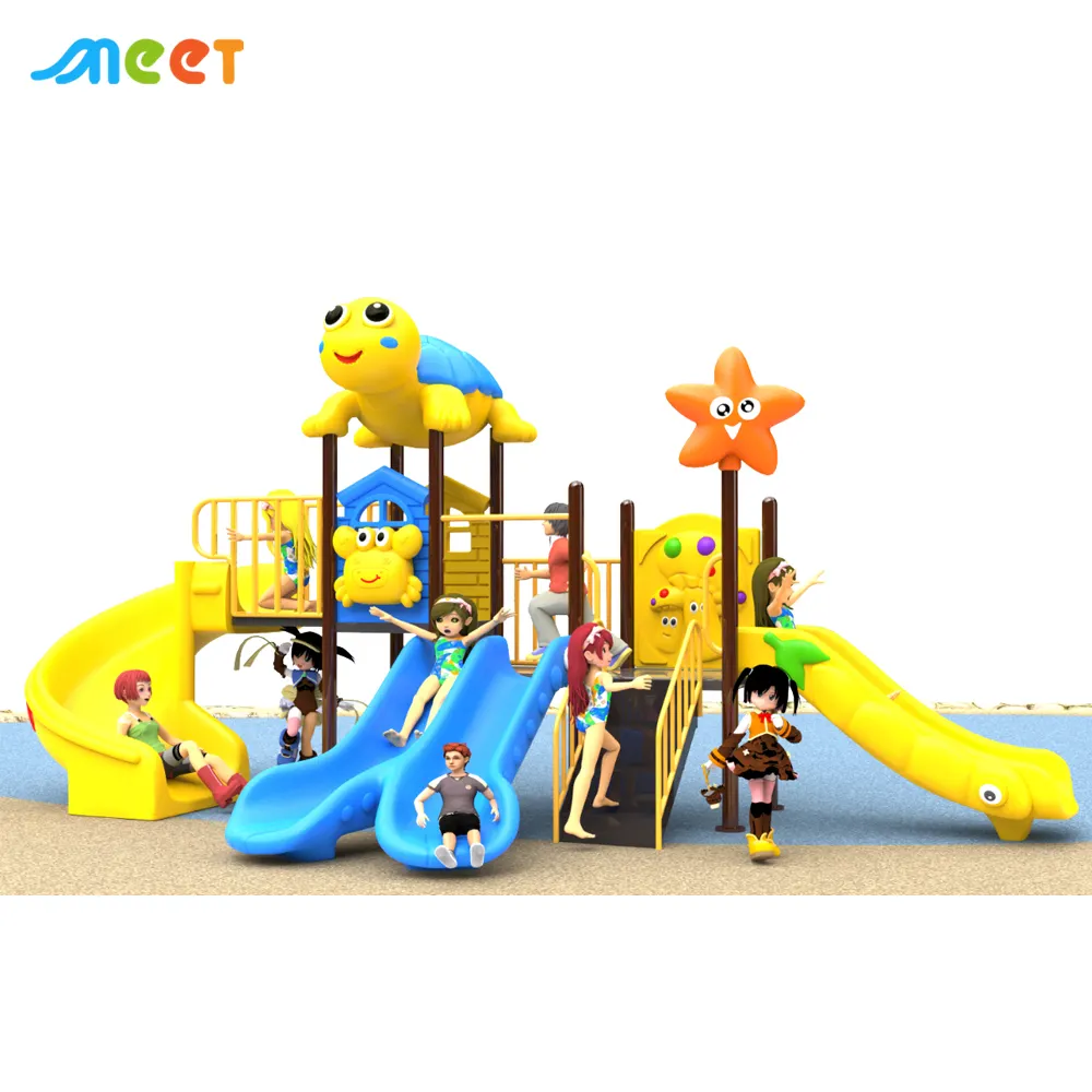 cheap popular children's playground entertainment equipment homemade playground slide