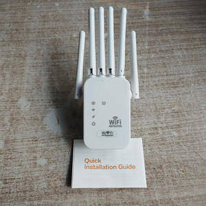 Fongko 300Mbps อุปกรณ์ทวนสัญญาณ <span class=keywords><strong>WiFi</strong></span> ไร้สาย2.4กิกะเฮิร์ตซ์ตัวเร่งสัญญาณพร้อมเราเตอร์6เสาสัญญาณ - Product Image 4