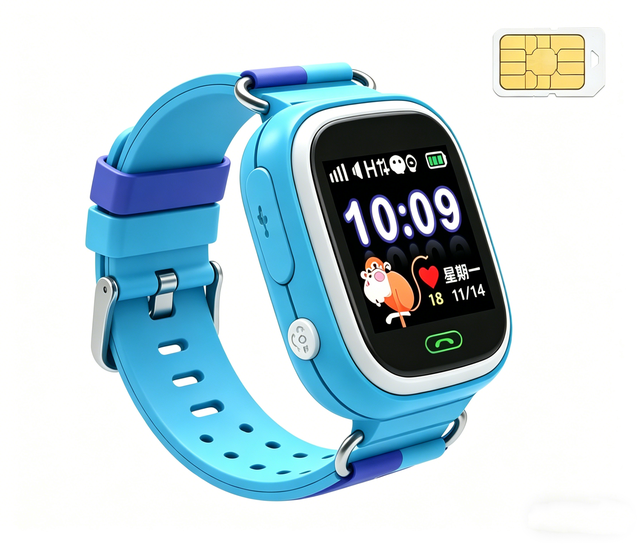 Kids Smart Watch GPS Tracker 2G, Smart Watch for Kids with LBS Location, Children GPS Tracker Watch with SOS Call
