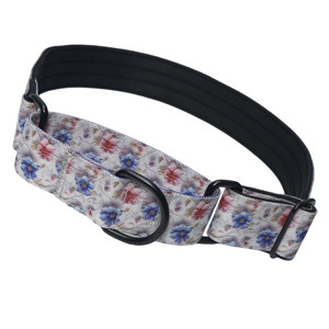 OEM ODM Custom Martingale Dog <b>Collar</b> Leash Set Heat Transfer Print Anti-Pull Dog Training <b>Collar</b> with Personalized Logo/Pattern - Product Image 1