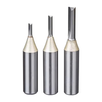 Fraise CNC de haute précision TCT droite en acier à haute teneur en carbone non revêtue, pour machines à bois, personnalisable OEM, Hot Mills CR