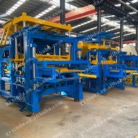 Ligne de production de briques creuses hydrauliques entièrement automatique de grande capacité, machine à blocs de béton, machine à briques emboîtables pour briqueterie