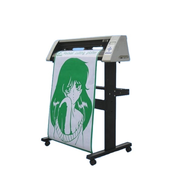24' Vinyl Cutting Plotter for RS720C Stepper Motor Driver 1000DPI 0.01mm Precision CorelDraw/WinPCSign Software for Brand