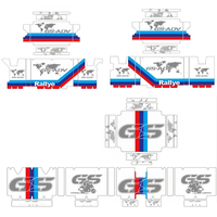 Autocollants Complets pour Top Case et Valises Latérales de Moto pour BMW R1200GS R1250GS ADV
