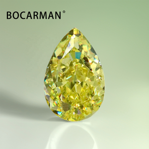 Zircone cubique de haute qualité, créée en laboratoire, qualité 5A, taille fleur de glace en forme de <span class=keywords><strong>poire</strong></span>, pierres en vrac, effet de couleur/feu, 6.0-8.0mm BOCARMAN BCMCZ - Product Image 5