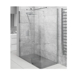 Puertas <span class=keywords><strong>de</strong></span> Ducha Personalizadas <span class=keywords><strong>de</strong></span> 8mm y 10mm <span class=keywords><strong>con</strong></span> Marco, Puertas <span class=keywords><strong>de</strong></span> Ducha Plegables y Correderas, Panel <span class=keywords><strong>de</strong></span> Ducha Cuadrado <span class=keywords><strong>de</strong></span> Vidrio Templado para Hoteles y Baños - Product Image 3