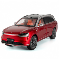 Modèle de voiture en alliage ZC à l'échelle 1:24 Aito M9 Business SUV, portes ouvrantes en métal, batterie au lithium, pour les 14 ans et plus