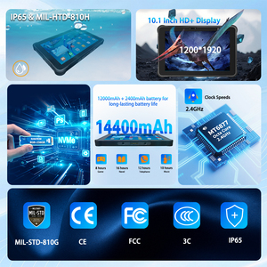 <span class=keywords><strong>Tablette</strong></span> industrielle robuste OEM ST11A 10 pouces Android 15 avec lecteur de codes-barres MT6877 IP65 pour l'inventaire d'entreprise - Product Image 2