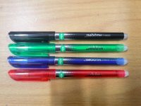 Stylo Gel Effaçable Rechargeable HUA de Bonne Qualité, Encre Bleue, Rouge, Verte 0,5 mm, Disparaissant à Haute Température, pour Bureau et École