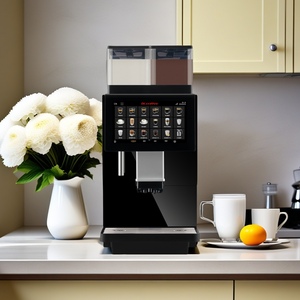 Cafetera Automática Dr.Coffee F100-MP, Cafetera Espresso de Granos a Taza con Función de Polvo para Negocios, 3 en 1 Cappuccino - Product Image 1