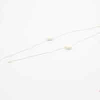 Logo de nom de vêtement personnalisé Swing Hang Price Tag cordon coloré en nylon et silicone Hang Tag chaîne pour chaussures