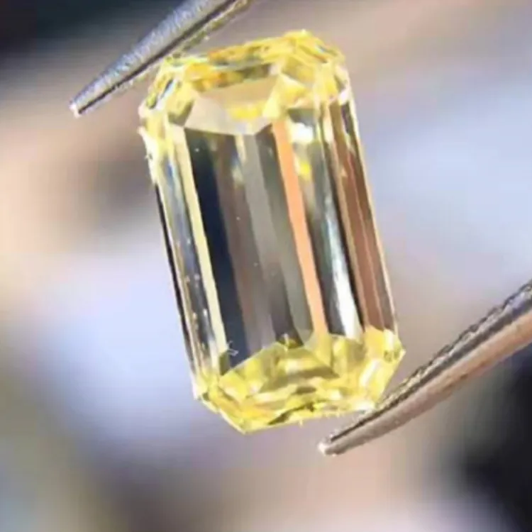 SGARIT Chính Hãng Giấy Chứng Nhận Kim Cương Trang Sức Bán Buôn 1ct FLY VS1 Emerald Cut Tự Nhiên Loose Diamond