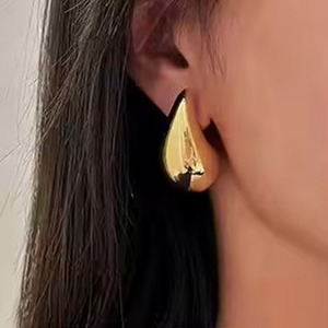 Mossinate Earrings Seamless Strict Quality Control Beautiful Jewelry for Traveling & Exploration <b>Hinged</b> Bangle Structure - Product Image 4