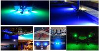 Iluminación Subacuática Yuefa, Gran Venta, RGBW, DC12V, Luz LED Subacuática de 9W, Luces LED Impermeables para Barcos
