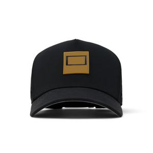 Casquette de golf OEM personnalisée en maille perforée avec logo, 5 panneaux, visière légèrement incurvée, snapback, patch en caoutchouc imperméable - Product Image 2