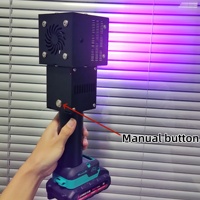 Lámpara de Inspección UV LED Recargable de 100W, Profesional para Pintura de Automóviles, Luz de Secado UV Portátil de Alta Potencia