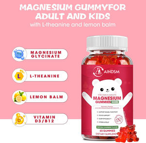 Hight Quality <b>Magnesium</b> Glycinate Stress Relief <b>Gummies</b> Vegan <b>Magnesium</b> Gummy <b>Magnesium</b> Glycinate Improve Immune Health Gummy - Product Image 4