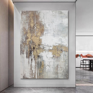 Marco moderno nórdico 100% hecho a mano sin marco cuadro <span class=keywords><strong>de</strong></span> arte <span class=keywords><strong>de</strong></span> pared decorativo lienzo <span class=keywords><strong>de</strong></span> arte abstracto pintura <span class=keywords><strong>al</strong></span> óleo acrílica fácil - Product Image 4
