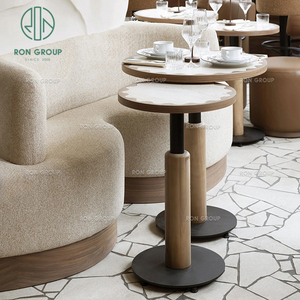 Juego de Mesa <span class=keywords><strong>y</strong></span> Sillas de Diseño Moderno <span class=keywords><strong>para</strong></span> Cafetería, <span class=keywords><strong>Taburetes</strong></span> de Restaurante Tapizados en Tela <span class=keywords><strong>para</strong></span> Hostelería Comercial - Product Image 2