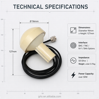 Antenne GPS GNSS à gain élevé 1575.42MHz 1561MHz, antenne active extérieure de type champignon avec connecteur BNC TNC SMA