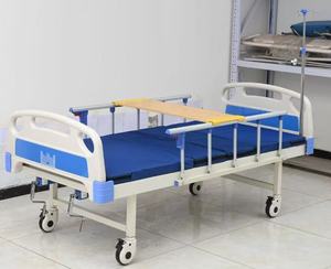 Oem nhà máy Giá điện & hướng dẫn sử dụng đa chức năng ABS giường bệnh viện kim loại & thép cáng với bàn ăn - Product Image 6