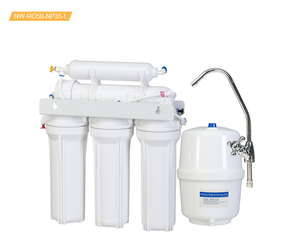 Système d'osmose inverse RO 5 étapes haut de gamme avec réglage du TDS, 50 <span class=keywords><strong>GPD</strong></span> <span class=keywords><strong>100</strong></span> <span class=keywords><strong>GPD</strong></span>, pour cuisine domestique, en plastique, 5 filtres - Product Image 6