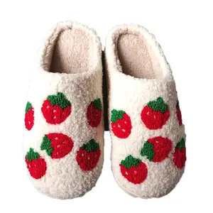 Global sales of high-quality winter non-slip warm ladies home wholesale cotton slippers